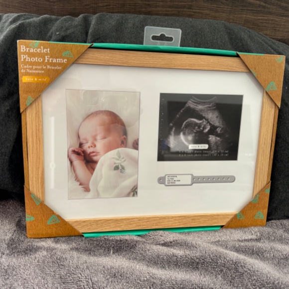 NEW Kate & Milo Bracelet ID Photo & Sonogram Frame, Pregnancy Keepsake Frame - Picture 4 of 6